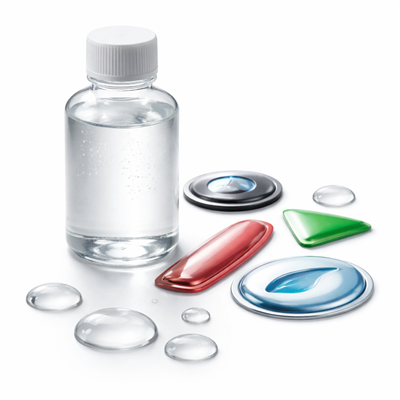 Etikett klistremerke bruk gjennomsiktig polyuretanharpiks